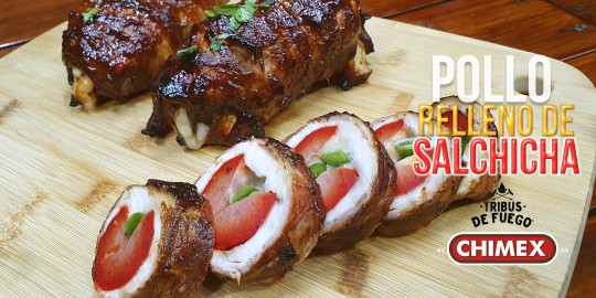 Legados de la tribu - Pollo Relleno de Salchichas