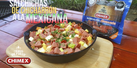 Legados de la tribu - Salchichas de Chicharrón a la Mexicana
