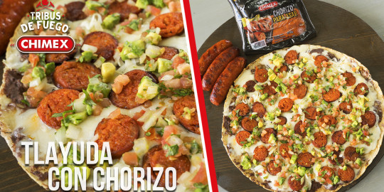 Legados de la tribu - Tlayuda con Chorizo