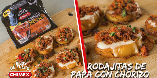 Legados de la tribu - Rodajitas de Papa con Chorizo