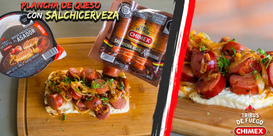 Legados de la tribu - Plancha de Queso con Salchicha